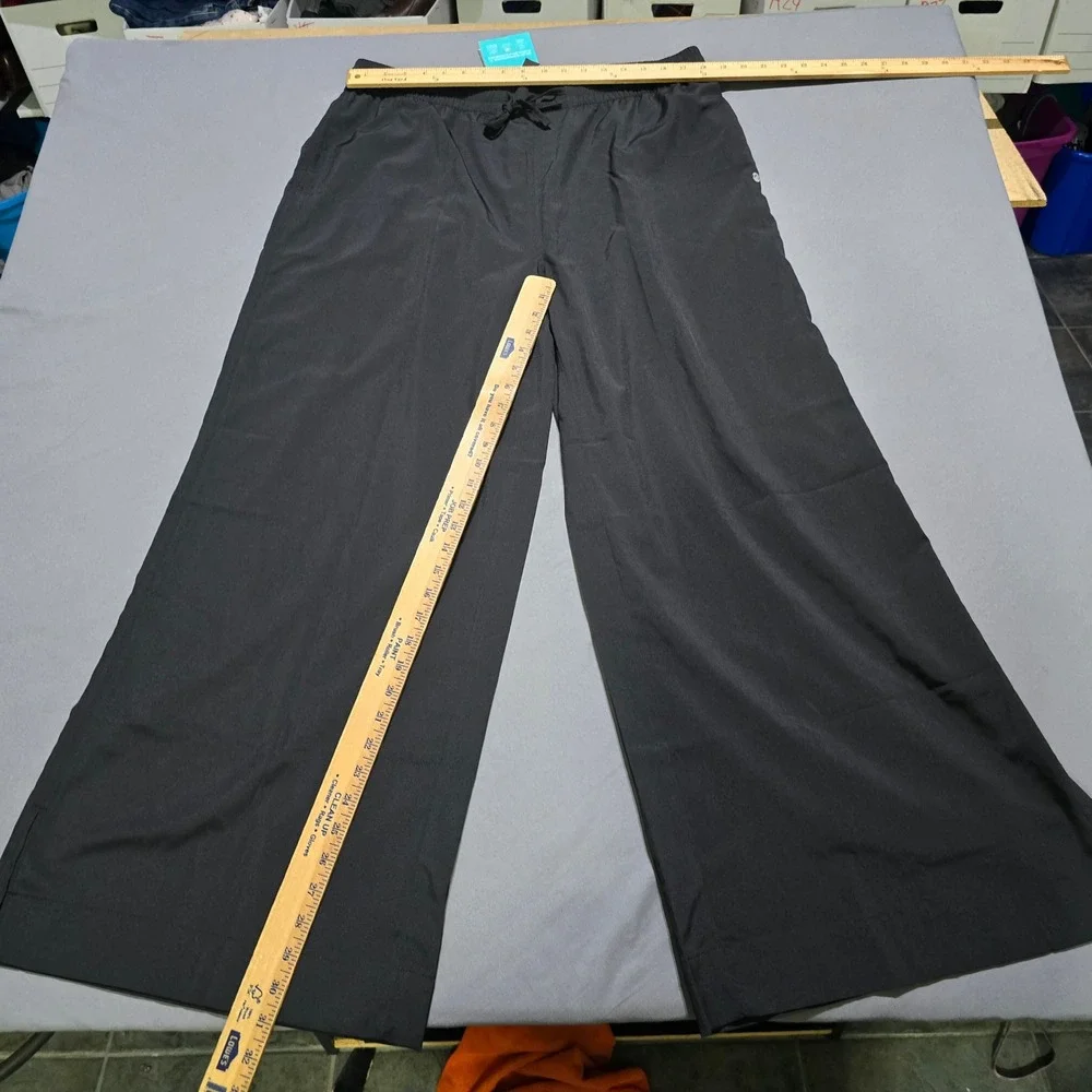 Willit Wide Leg Yoga Pants Mens XXL Black UPF 50+ Sun Protection Drawstring New